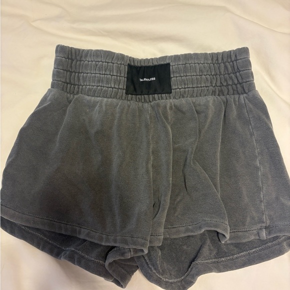 Talentless Charcoal Quilted sweat shorts - Picture 1 of 5